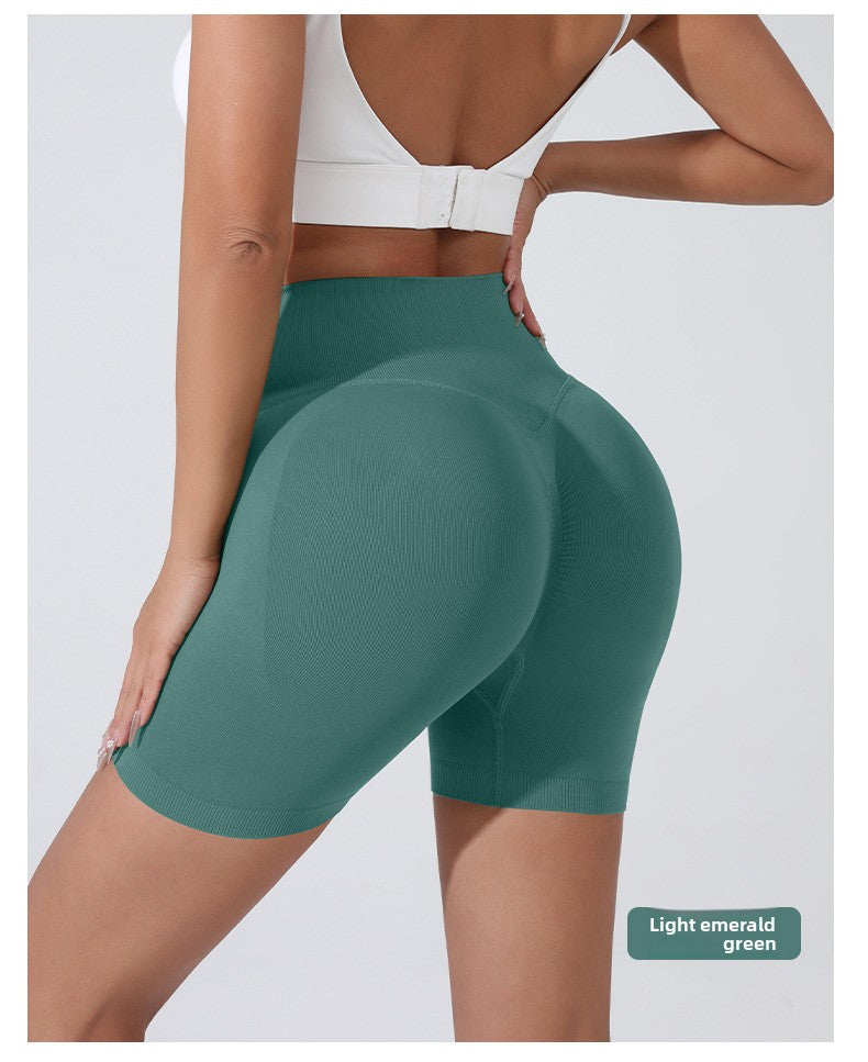 High-Waisted Yoga Shorts Tummy Control Sports Leggings