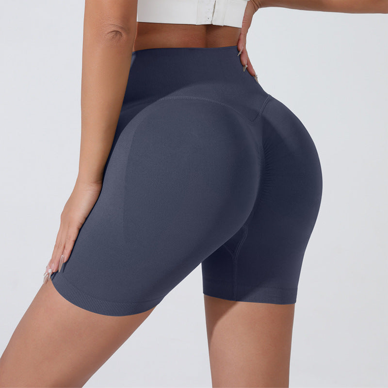 High-Waisted Yoga Shorts Tummy Control Sports Leggings