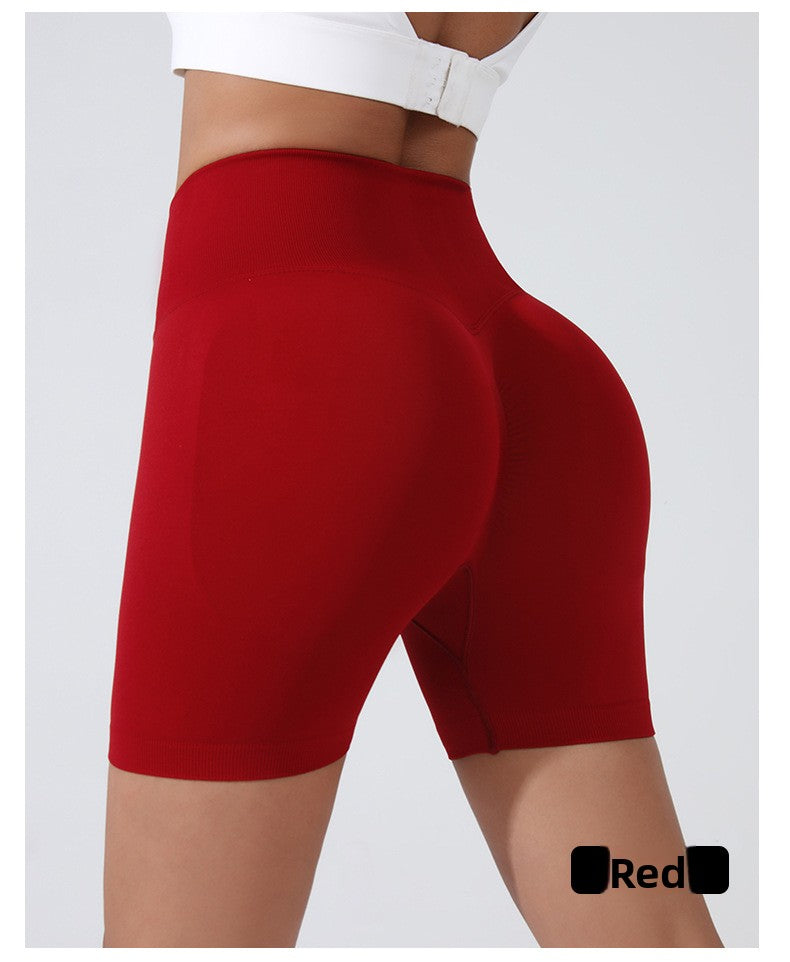 High-Waisted Yoga Shorts Tummy Control Sports Leggings