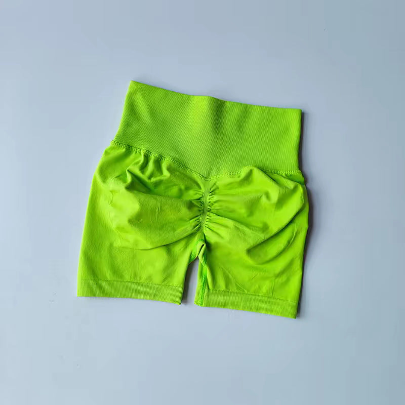 High-Waisted Yoga Shorts Tummy Control Sports Leggings