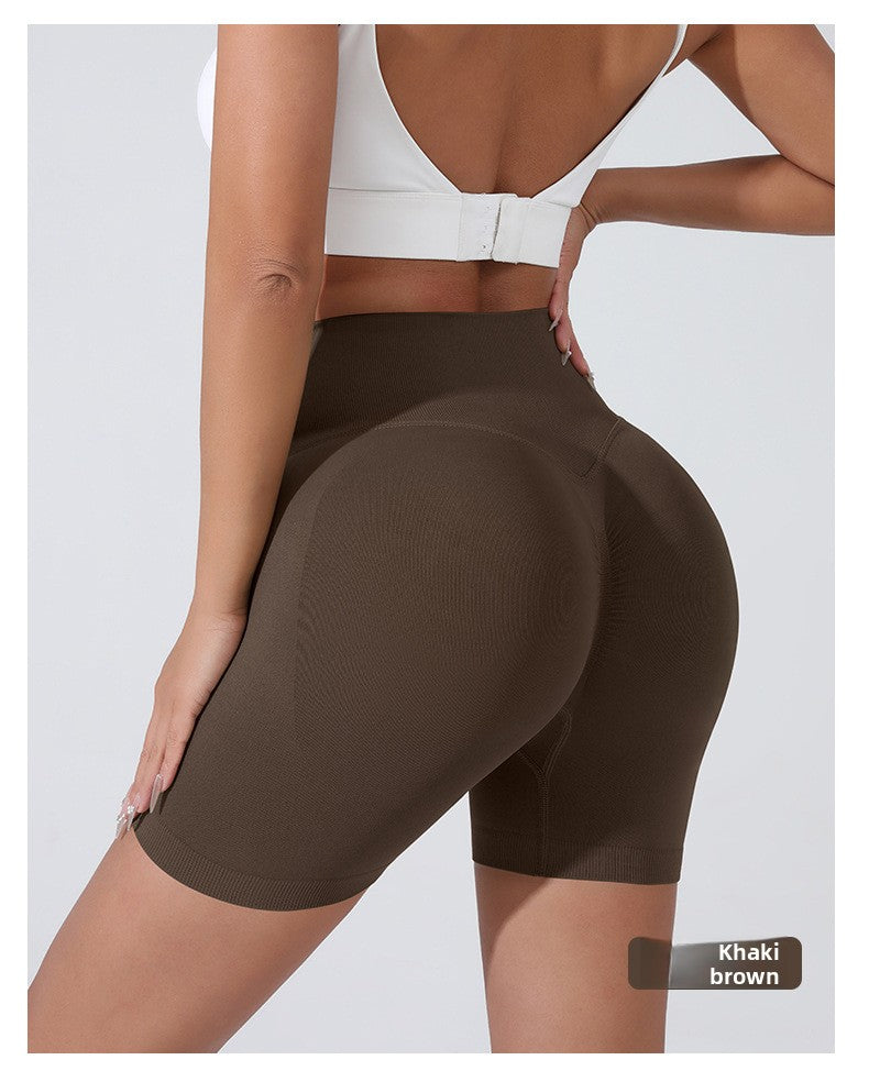 High-Waisted Yoga Shorts Tummy Control Sports Leggings