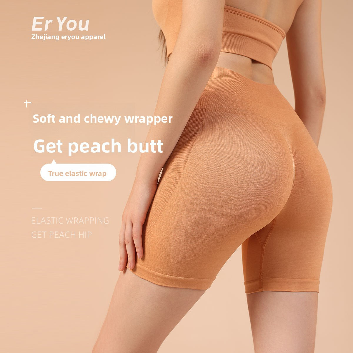 High-Waisted Yoga Sports Shorts for Women