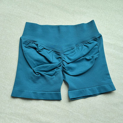 High-Waisted Yoga Sports Shorts
