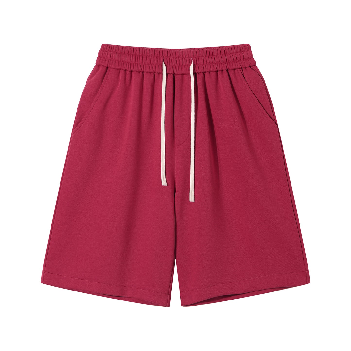 High-Weight Cotton Five-Point Shorts for Men and Women