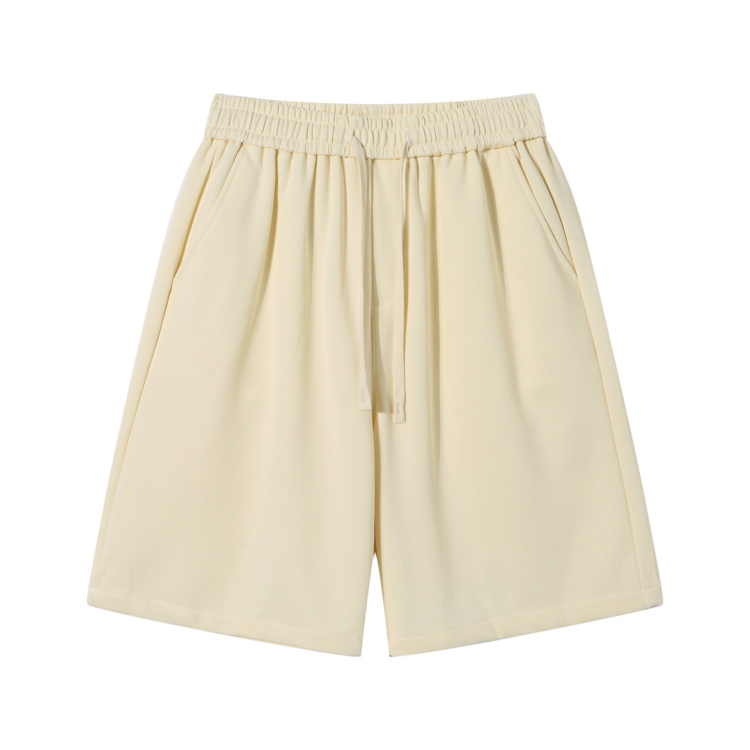 High-Weight Cotton Five-Point Shorts for Men and Women