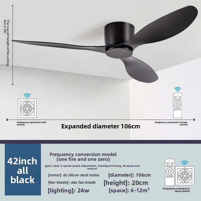 High Wind Power DC Ceiling Fan with Remote Control