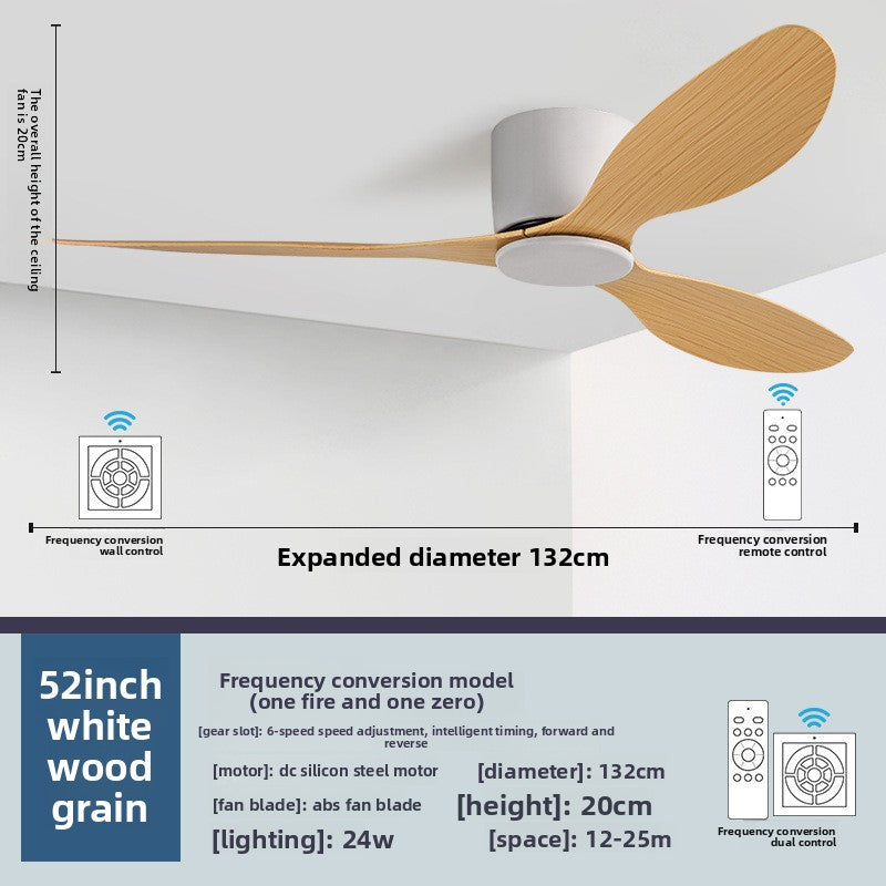 High Wind Power DC Ceiling Fan with Remote Control