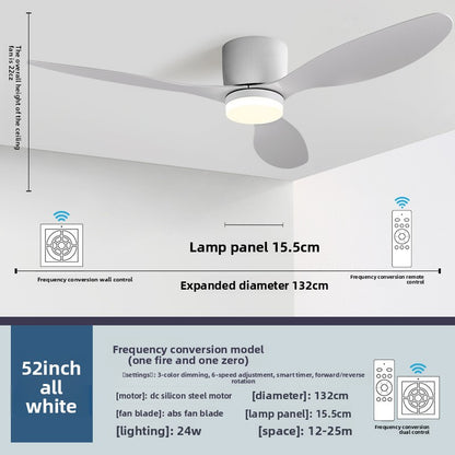 High Wind Power DC Ceiling Fan with Remote Control