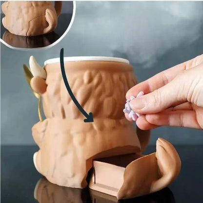 Highland Cow Ice Pint Holder Ice Cream Cup Holder