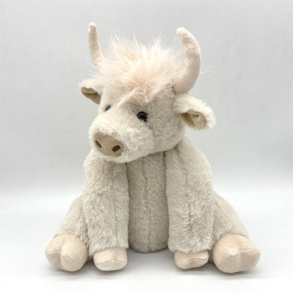 Highland Cow Plush Toy with Movable Joints