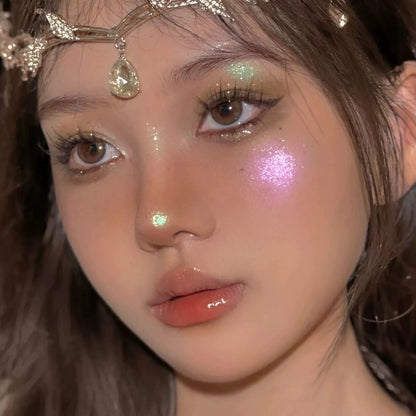 Highlight powder face contouring palette