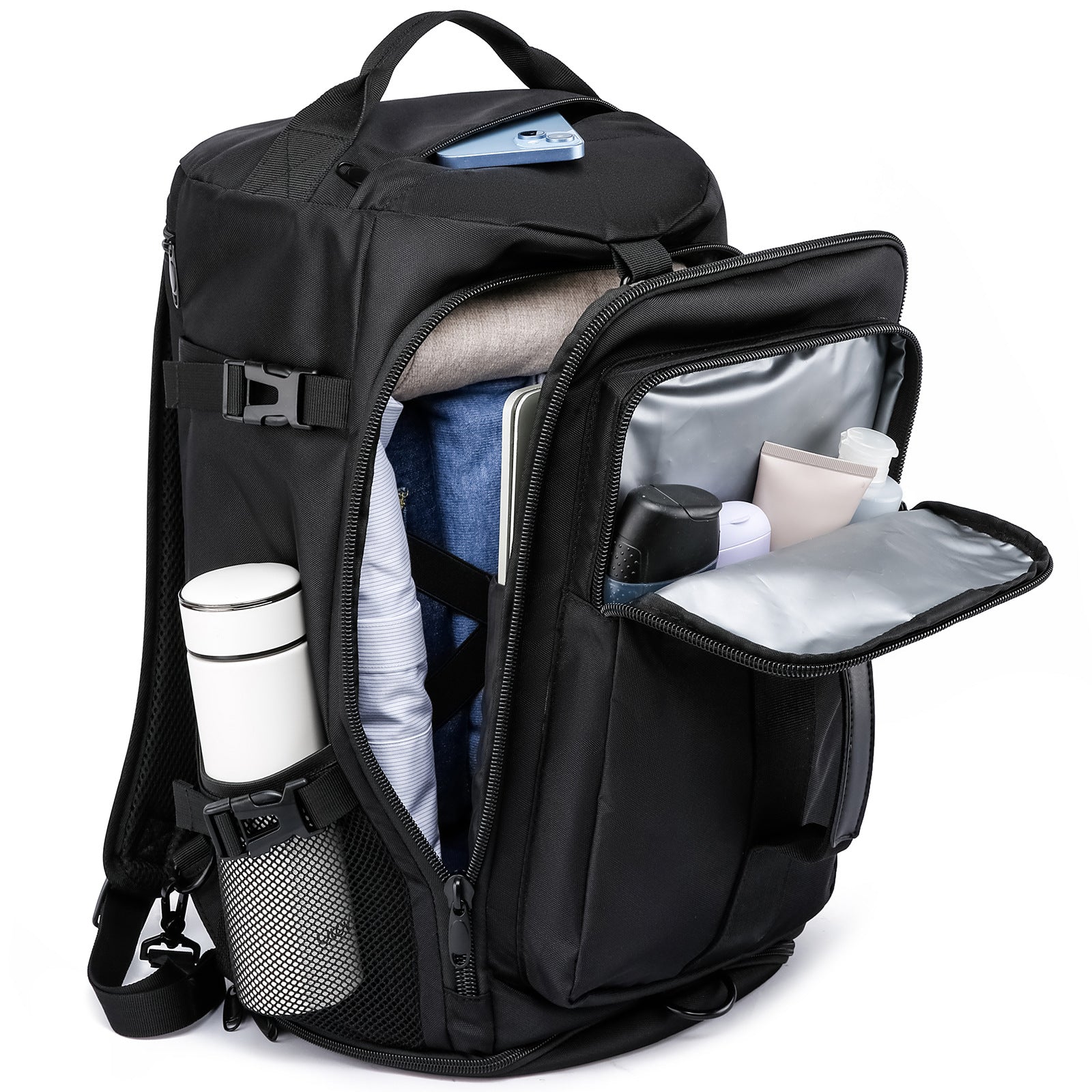 Hiking, travel, and fitness backpack