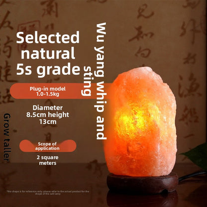Himalayan Salt Lamp Natural Crystal Desktop Night Light