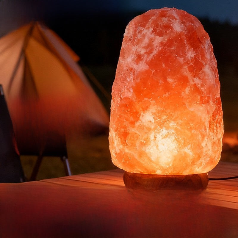 Himalayan Salt Lamp Natural Crystal Desktop Night Light