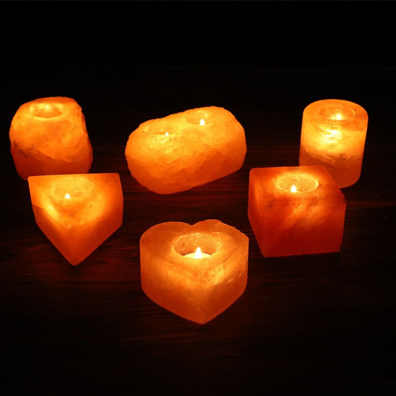 Himalayan Salt Stone Candlestick
