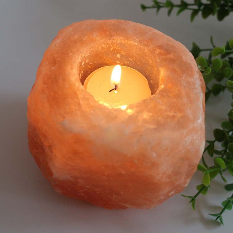 Himalayan Salt Stone Candlestick
