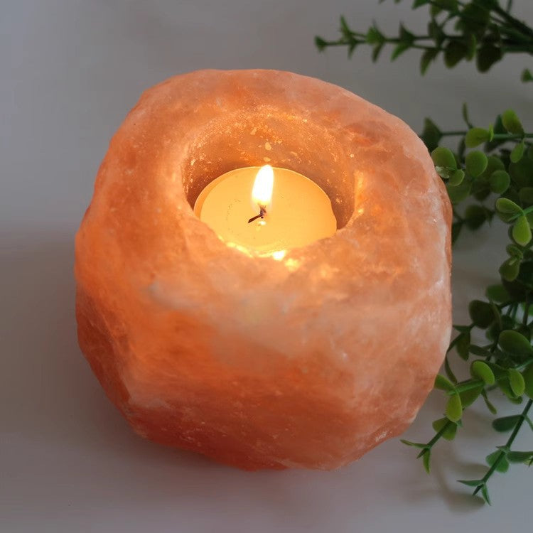 Himalayan Salt Stone Candlestick