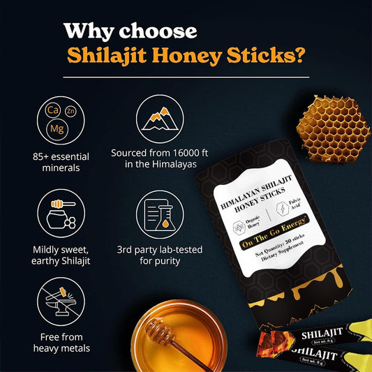 Himalayan Shilajit Honey Sticks