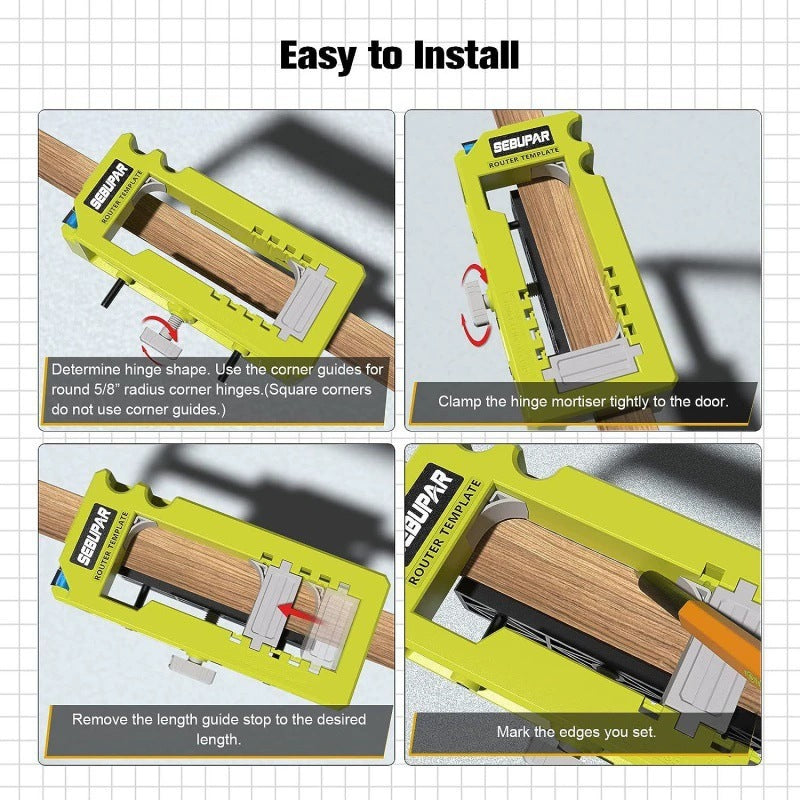 Hinge Door Lock Opening Locator Installation Kit