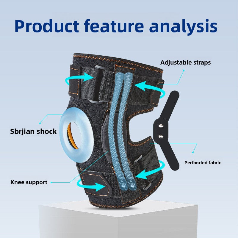 Hinge Support Knee Pad with Silicone Protection