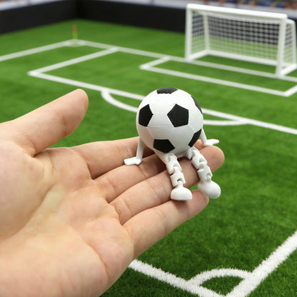 Hinged Sports Ball Desk Buddy Decorative Figurine