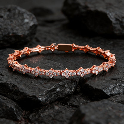Hip Hop Cross Zircon Bracelet