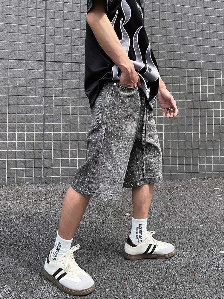 Hip-Hop Denim Shorts