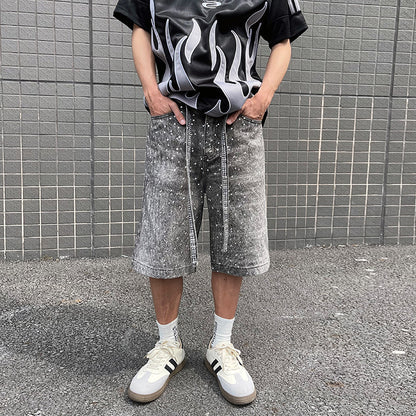 Hip-Hop Denim Shorts