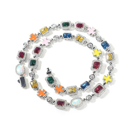 Hip Hop Diamond Design Necklace