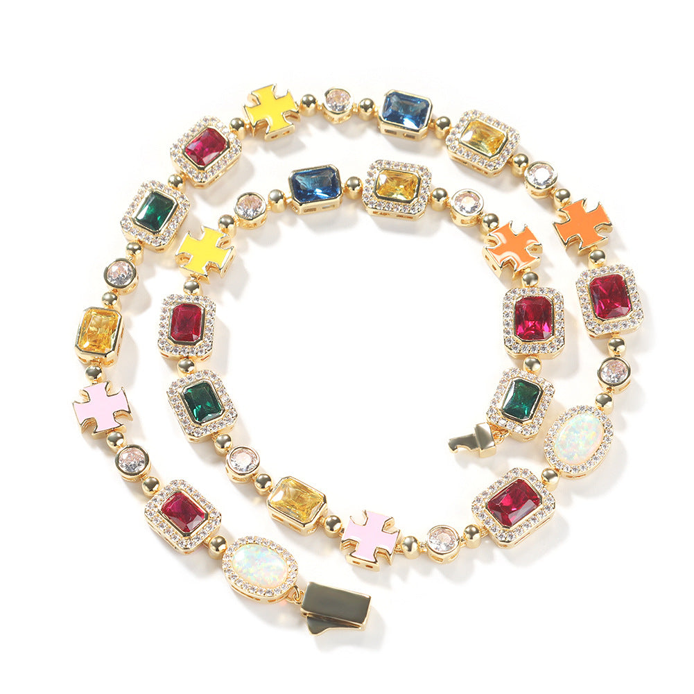 Hip Hop Diamond Design Necklace