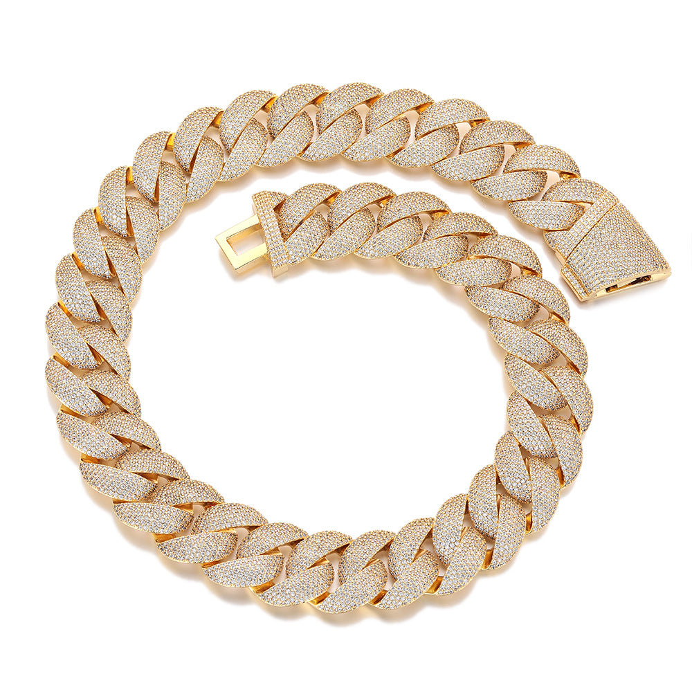 Hip-hop diamond necklace