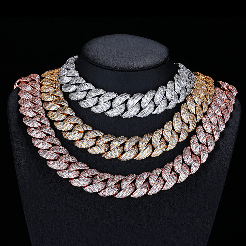 Hip-hop diamond necklace