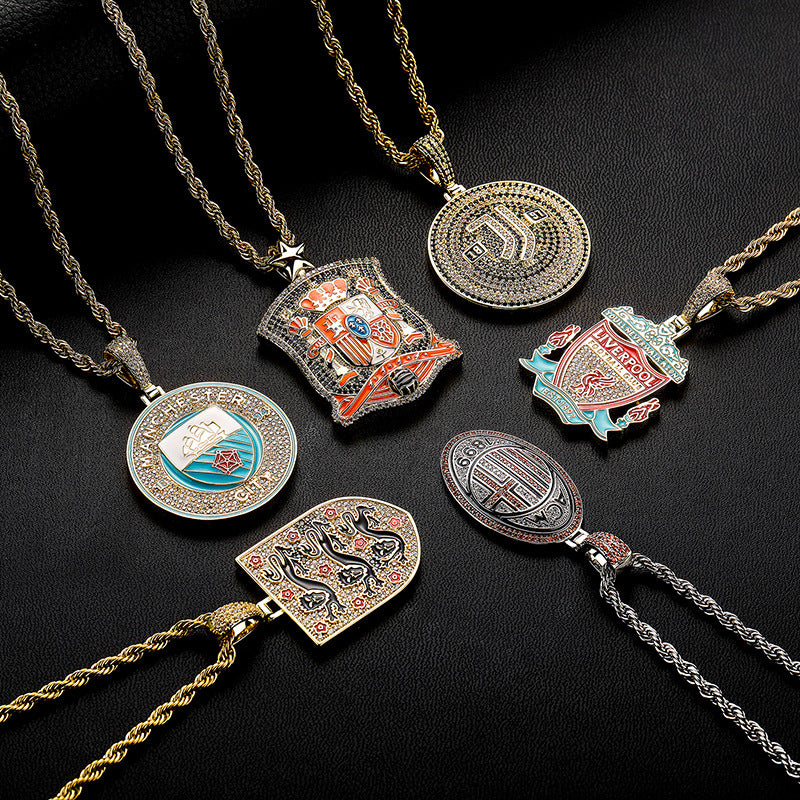 Hip-hop Football Club Pendant