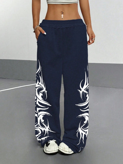 Hip-Hop Loose Fit Casual Long Pants