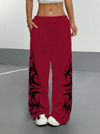 Hip-Hop Loose Fit Casual Long Pants
