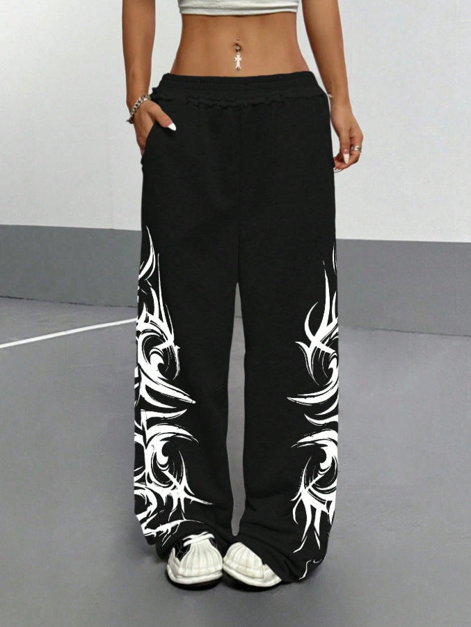 Hip-Hop Loose Fit Casual Long Pants