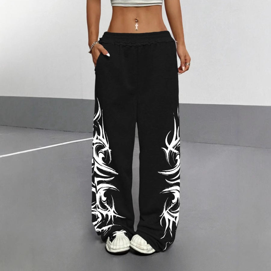 Hip-Hop Loose Fit Casual Long Pants