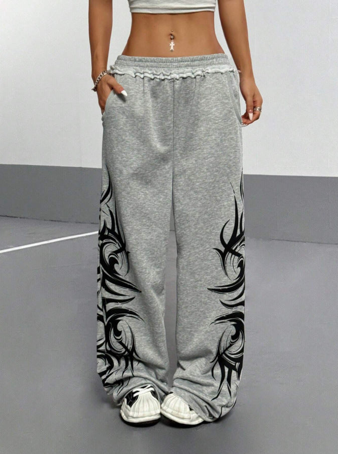 Hip-Hop Loose Fit Casual Long Pants