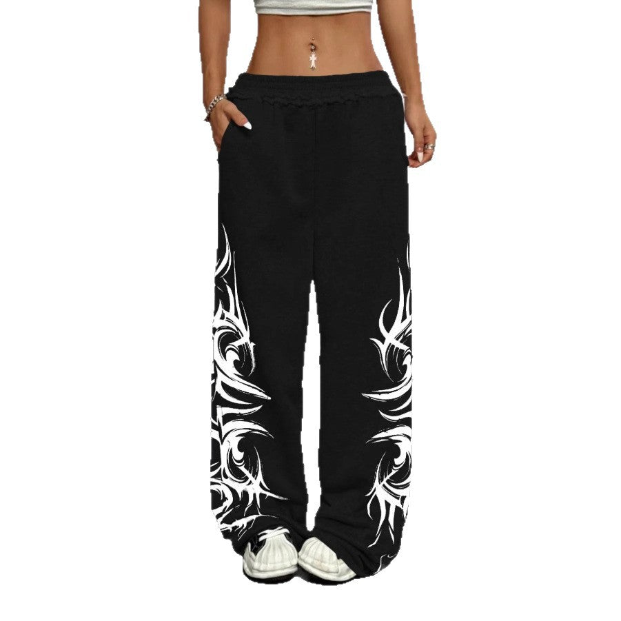 Hip-Hop Loose Fit Casual Long Pants