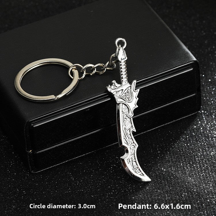 Hip Hop Metal Keychain Pendant