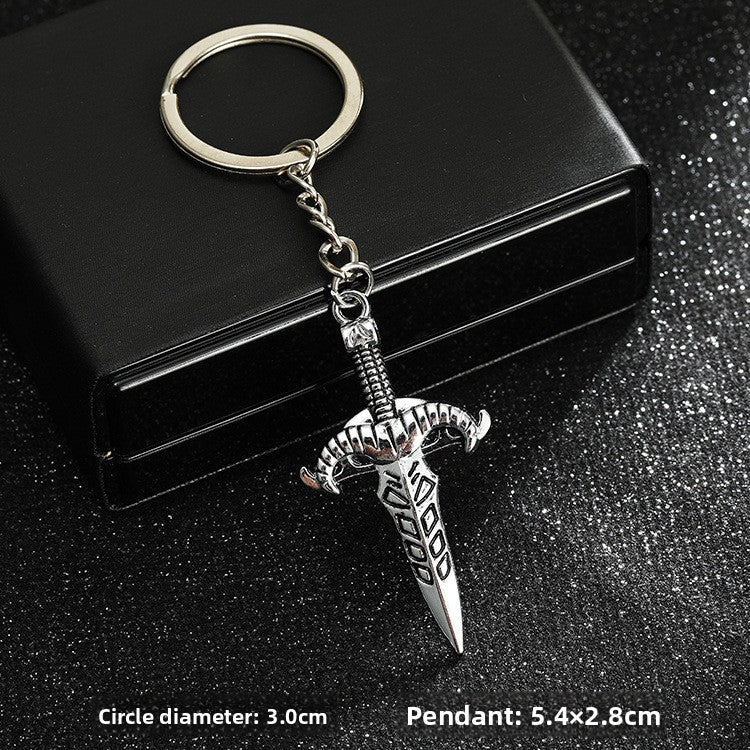 Hip Hop Metal Keychain Pendant