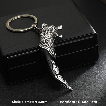 Hip Hop Metal Keychain Pendant