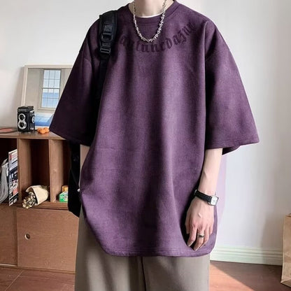 Hip-hop Printed Loose T-shirt