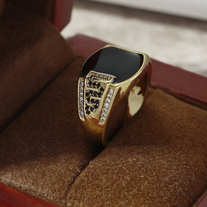 Hip-hop style men's ring