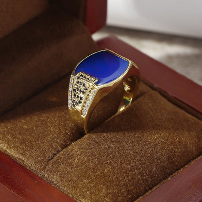 Hip-hop style men's ring