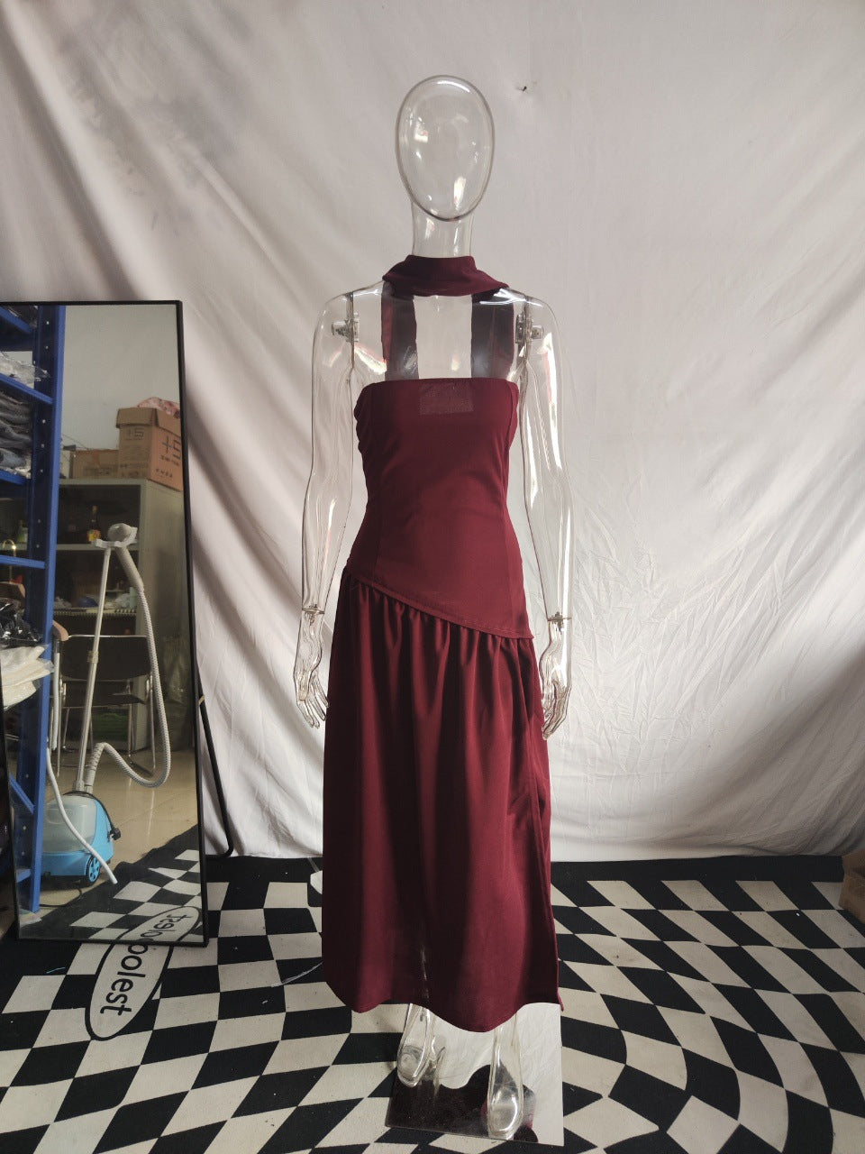 Hip-hugging dress