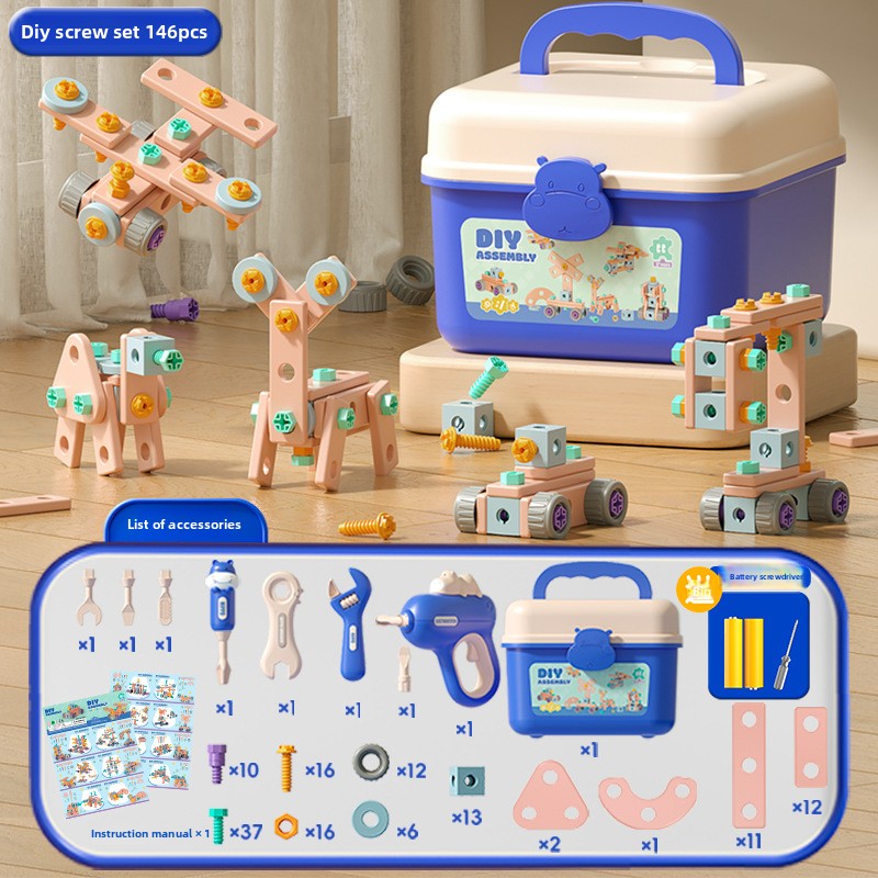 Hippo Toolbox Pretend Play Set