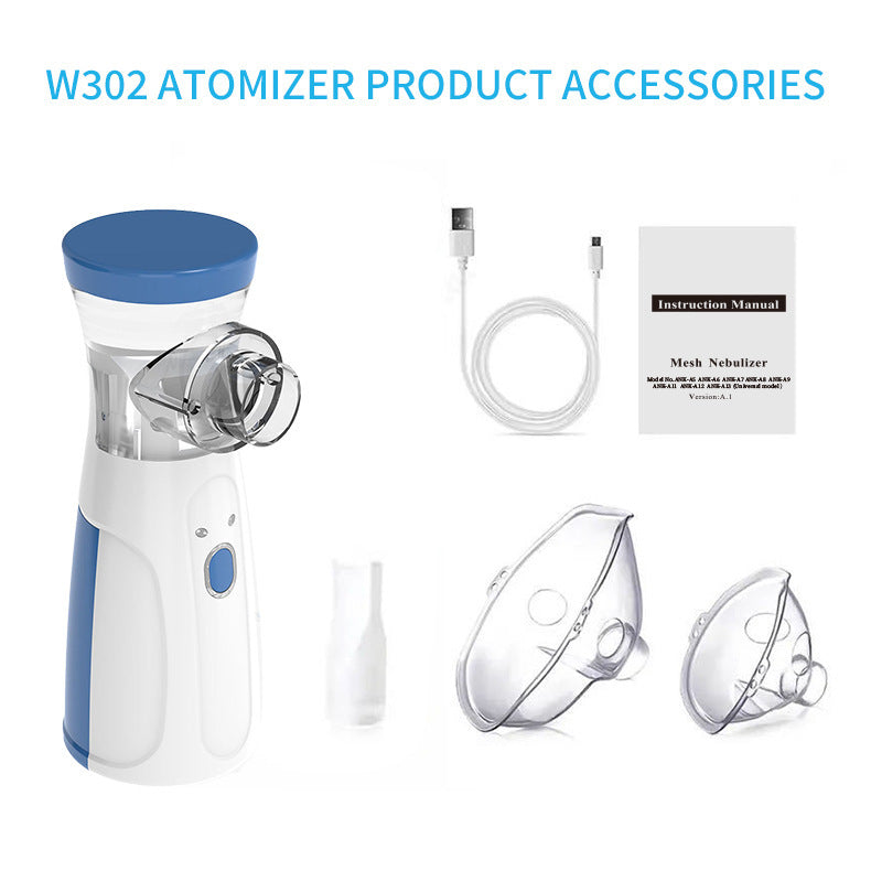 Holding the nebulizer