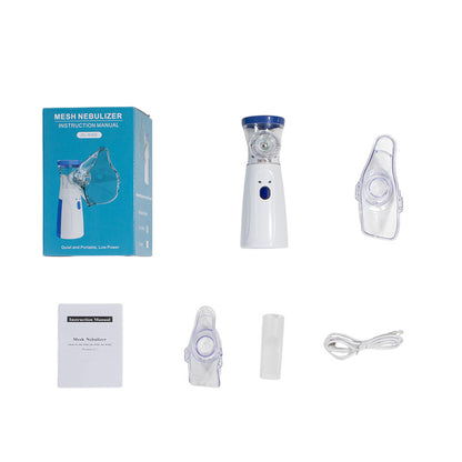 Holding the nebulizer