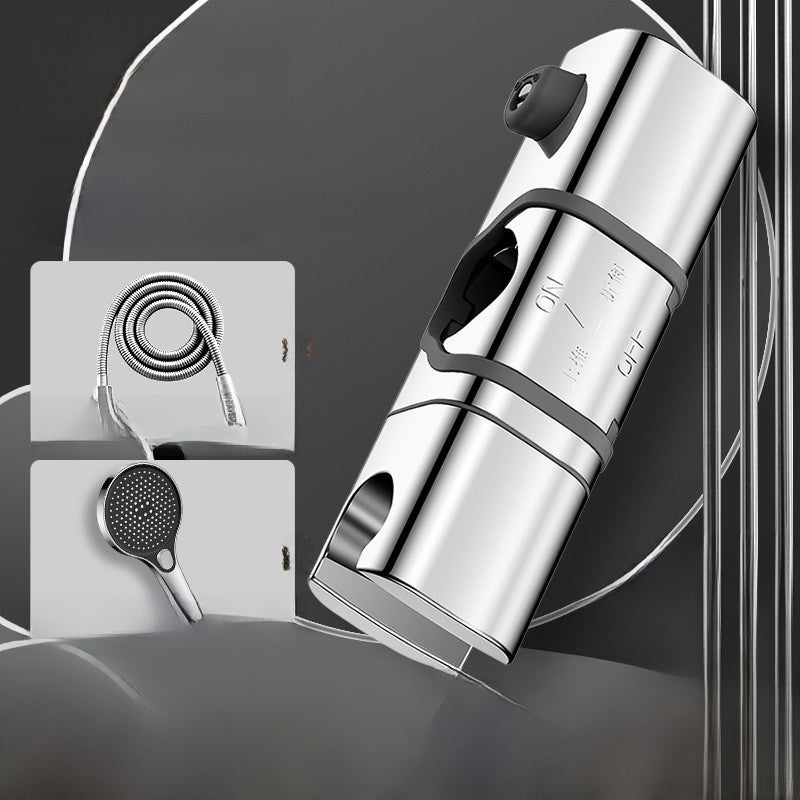 Hole-free shower bracket